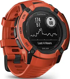 Смарт-годинник Garmin Instinct 2X Solar Flame Red (010-02805-11/01) - мініатюра 5
