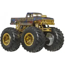 Машинка-позашляховик з кубком Hot Wheels Monster Trucks Бігфут - чемпіон в асортименті (JDV96) - мініатюра 5