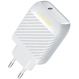 Мережевий зарядний пристрій Luxe Cube Dynamic 18W (1USBх3A) Білий (4446689880643) - мініатюра 3