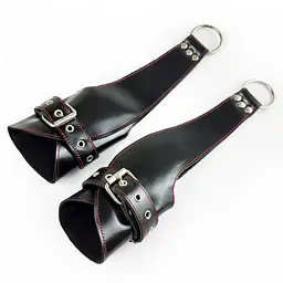 Поручі для підвішування Art of Sex Fetish Hand Cuffs For Suspension з натуральної шкіри - мініатюра 2