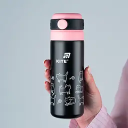 Термос Kite чорний 500 мл (K25-1222-3) - мініатюра 6