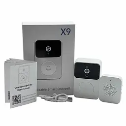 Бездротовий дверний WIFI дзвінок Doorbell X9 · Відеодомофон з Wi-Fi камерою та датчиком руху - мініатюра 5