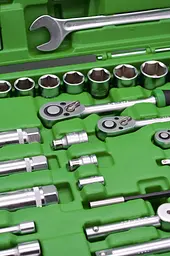 Професійний набір інструменту 1/4", 3/8", 1/2" 216 од. . TOPTUL GCAI216R - мініатюра 3