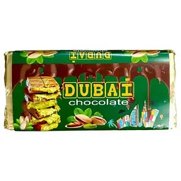 Шоколад Дубайський Elita Dubai Chocolate Pistachio and Kadayif Фісташкова паста 200 г