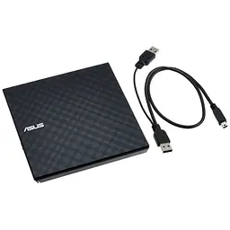 Оптичний привід DVD-RW ASUS SDRW-08D2S-U LITE/BLK/G/AS (90-DQ0435-UA221KZ)