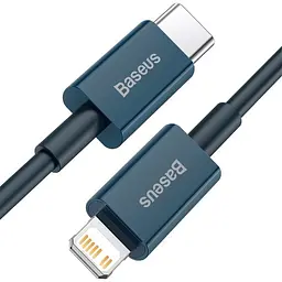PD кабель Baseus Superior Series Fast Charging Data Cable Type-C to iP PD 20W 1m темно-синій CATLYS-A03 - мініатюра 3