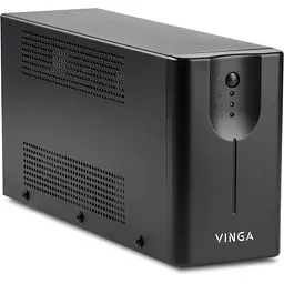 Пристрій безперебійного живлення Vinga LED 600VA metal case (VPE-600M) - мініатюра 2