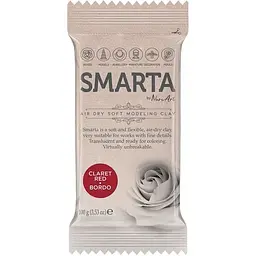 Пластика самозастигаюча Smarta червона темна 100 г