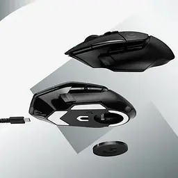 Миша ігрова бездротова Logitech G502 X Lightspeed Wireless (910-006180) чорна - мініатюра 6