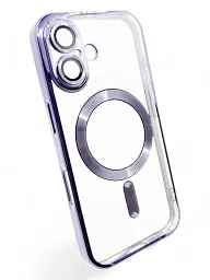 Чохол до мобільного телефона BeCover TPU Chrome Case (MagSafe) для Apple iPhone 16 Plus Purple (712079) - мініатюра 2