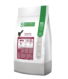 Сухий корм для дорослих котів великих порід Nature's Protection Large cat, 18 кг