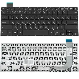 Клавіатура для ноутбука ASUS (X407 series) rus, black, без фрейма (оригінал) - мініатюра 2