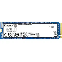 Накопичувач SSD M.2 2280 4TB Kingston (SNV3S/4000G)