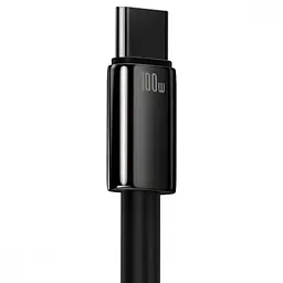Кабель Baseus Tungsten Gold Fast Charging USB to Type-C 100W (2m) black (CAWJ000101) - мініатюра 6