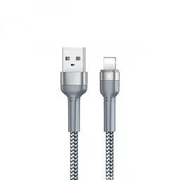 Кабель для заряджання Remax Jany RC-124i USB - Lightning 8-pin 1 м Сріблястий (2271)