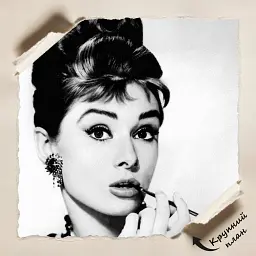 Інтер'єрна картина Одрі Хепберн, Audrey Hepburn, культове фото, мода, 60×43 см (id1542) - мініатюра 3
