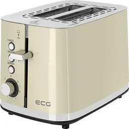 Тостер ECG ST 2766 Vintage Vanilla - мініатюра 6