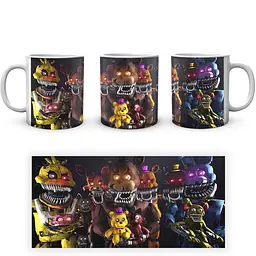 Кухоль GeekLand Five Nights At Freddys П'ять ночей з Фредді Nightmare Animatronics FN.02.396 330 мл білий - мініатюра 3