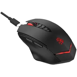 Мишка A4Tech Bloody R80 Plus Wireless/USB Black Skull (4711421003018) - мініатюра 6