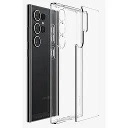 Оригінальний протиударний чохол Spigen Ultra Hybrid для Samsung Galaxy S23 Ultra (6.8") Crystal ACS05646 - мініатюра 3