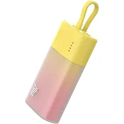 Зовнішній акумулятор Baseus Popsicle Lightning 5200mAh 20W Yellow [P10055600Y12-00] [125026] - мініатюра 4