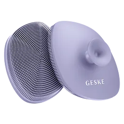 Щітка для обличчя GESKE Facial Brush 4 в 1 з тримачем фіолетова - мініатюра 3