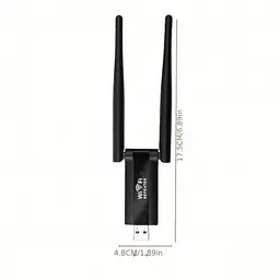 USB-транслятор підсилювач WiFi сигналу на 2 антени - мініатюра 2