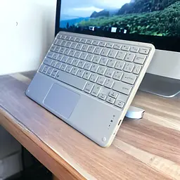 Бездротова клавіатура Primo KB01 Bluetooth з тачпадом White - мініатюра 5