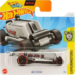 Набір: Базова машинка Hot Wheels HW Art Cars Mailed It! біла (5785) + Базова машинка Hot Wheels Experimotors Mo-Stash срібляста (5785) - мініатюра 3