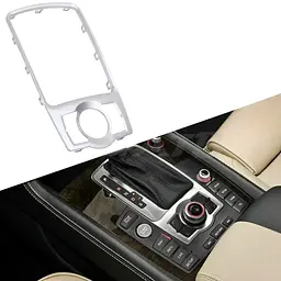 Накладка селектора КПП AUDI Q7 4L (2007–2014 рр.) ХРОМ алюміній 4L0 864 260 A - мініатюра 2