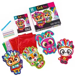 Набір творчості Vladi Toys Foil Art Шалені індіанці, укр. мова (VT4433-09) - мініатюра 2