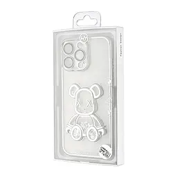 Чохол Shining Bear Case Protected Camera iPhone 16 Pro Max Silver - мініатюра 2