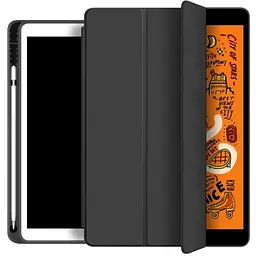 Чохол-книжка CDK для Apple iPad 10.2" 8gen 2020 екокожа/силікон Smart Case cлот стилус (011189) black