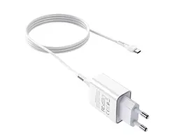 Зарядний пристрій Hoco C81A Type-C USB набір 2-в-1 білий