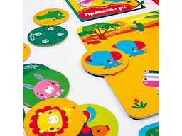 Гра настільна VLADI TOYS Fisher Price. Лото. Вивчаємо тваринок VT2910-01(укр) - мініатюра 4