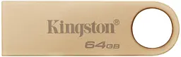 USB Flash Kingston 64GB USB 2.0 DT SE9 G3 Metal Gold, Retail