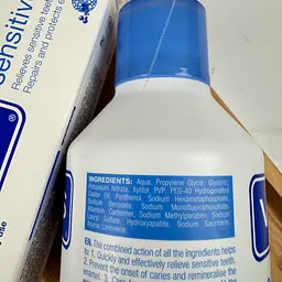 Ополіскувач для ротової порожнини Dentaid Vitis Sensitive з фтором для чутливих зубів 500 мл - мініатюра 2