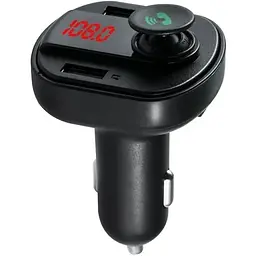 Автомобільний Bluetooth модулятор трансмітер FM USB зарядка X16 Wireless Car KIT Чорний - мініатюра 7