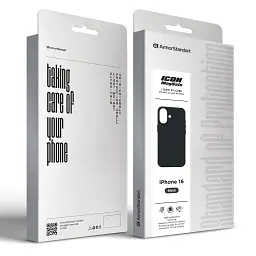 Чехол ArmorStandart ICON2 MagSafe для Apple iPhone 16 Black - миниатюра 10
