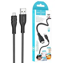 Cable Type-C/Type-C 4you Elbe (3A, silicon) Black - мініатюра 2