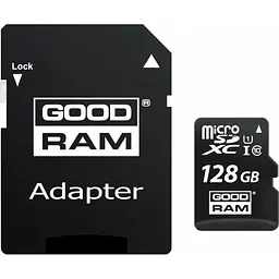 Карта пам'яті Goodram 128 GB microSDXC class 10 UHS-I + SD Adapter M1AA-1280R12