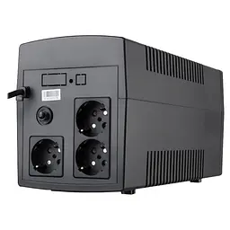 Джерело безперебійного живлення Vinga 1200 ВА / 720 Вт / 7 А*ч (VPC-1200P) - мініатюра 2