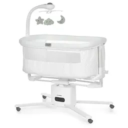 Приставная детская кроватка El Camino DREAM с Bluetooth White (ME 1223 White)