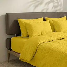 Простирадло на резинці з текстурованої бавовни 200х220х25 SUMMER COSAS (2200000032874) - мініатюра 2