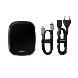 Мультипортовий адаптер USB Хаб Baseus Multi-Functional Charger Type-C CAHUB-AU01 Black