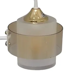 Настільна лампа Brille LK-729T/1 E27 WH+FG - мініатюра 3