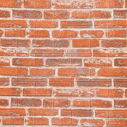 Самоклеюча 3D панель під руду катеринославу цеглу Sticker Wall 20000х700х3мм - мініатюра 2