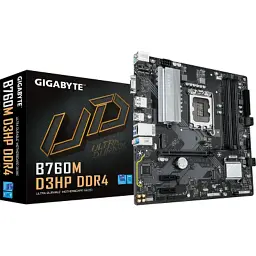 Материнська плата Gigabyte B760M D3HP DDR4 - мініатюра 4