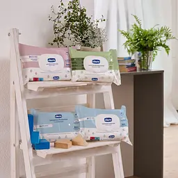Дитячі вологі серветки Chicco з пантенолом біорозкладні 60 шт. (12050.70) - мініатюра 4