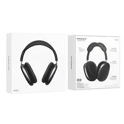 Bluetooth Стерео Гарнітура Borofone BO22 |BT5.3, AUX/TF, 12h, 400 mAh| Темно-сірий - мініатюра 3